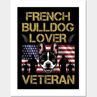 Veteran French Bulldog Lover Posters and Art